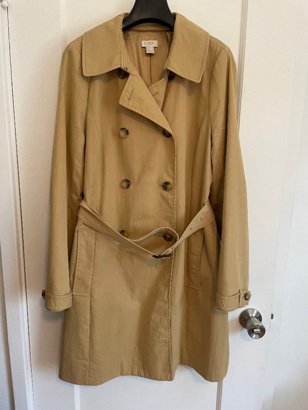 J. Crew Belted Trench - Size 14